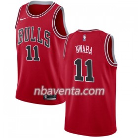 Camiseta Hombre Chicago Bulls David Nwaba 11 Nike 2017-18 Rojo Swingman
